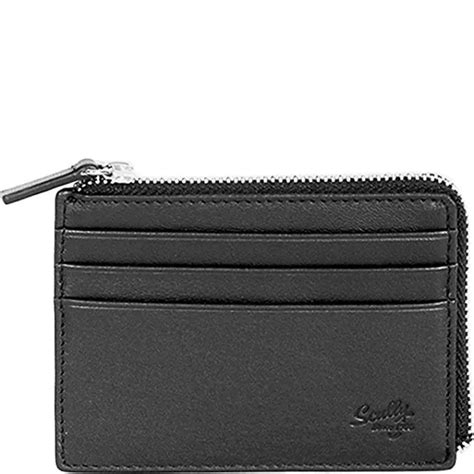 scully rfid card case|Scully RFID Business Card Case 3007,Black Leather,US.